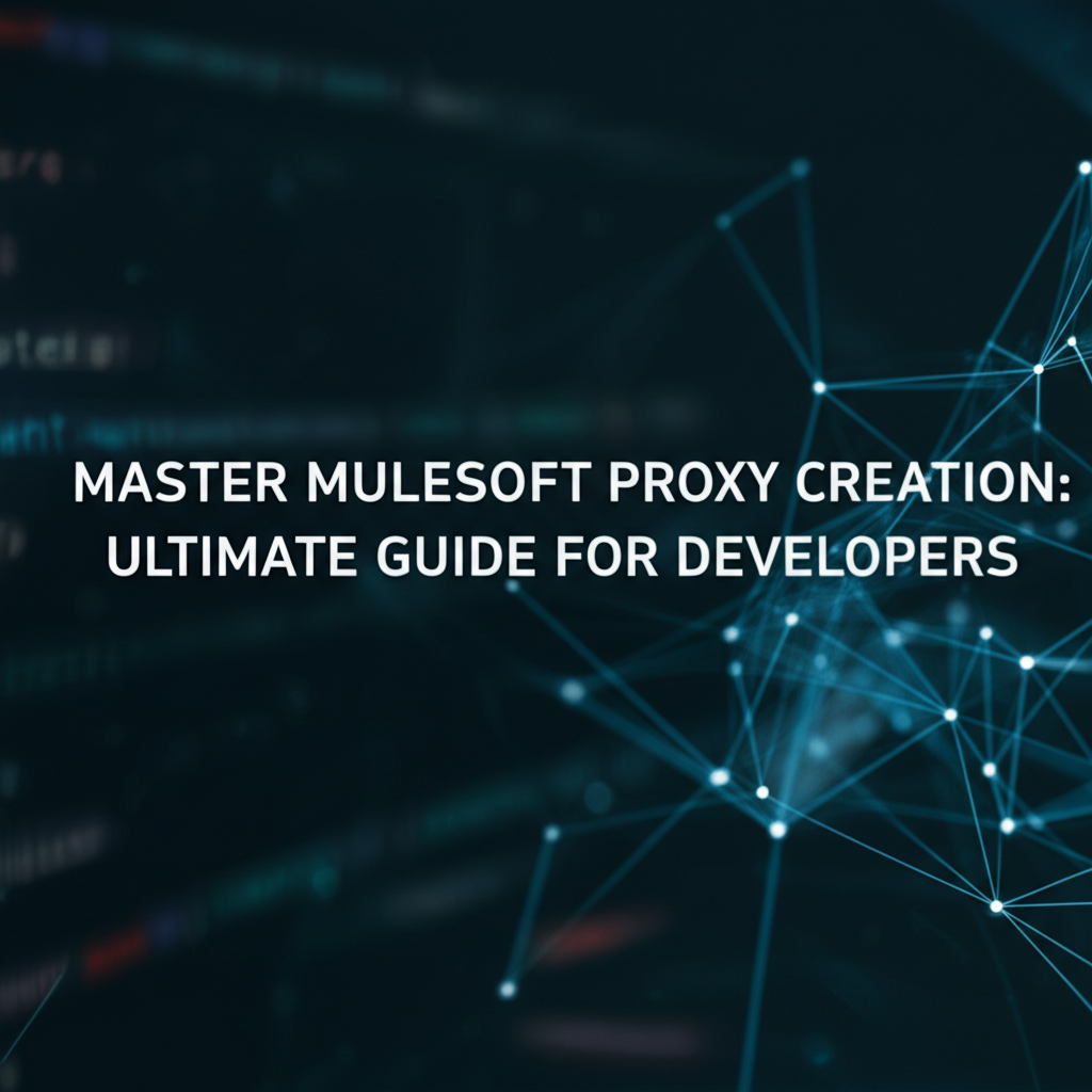 Master Mulesoft Proxy Creation: Ultimate Guide for Developers