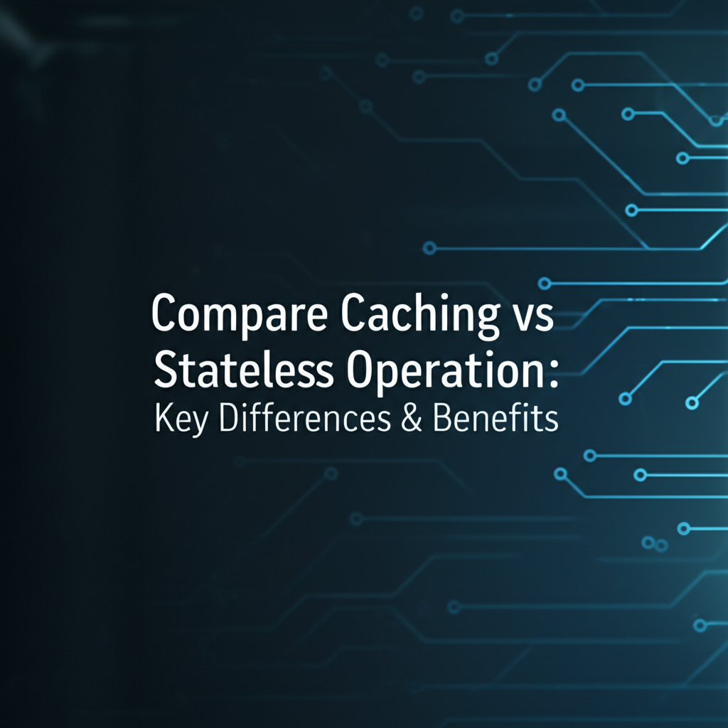 Compare Caching vs Stateless Operation: Key Differences & Benefits