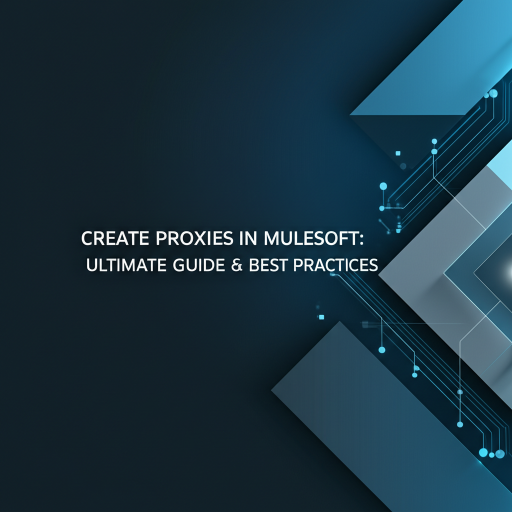 Create Proxies in Mulesoft: Ultimate Guide & Best Practices