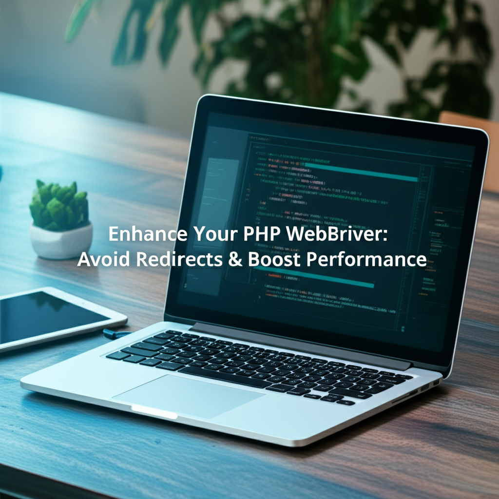 Enhance Your PHP WebDriver: Avoid Redirects & Boost Performance