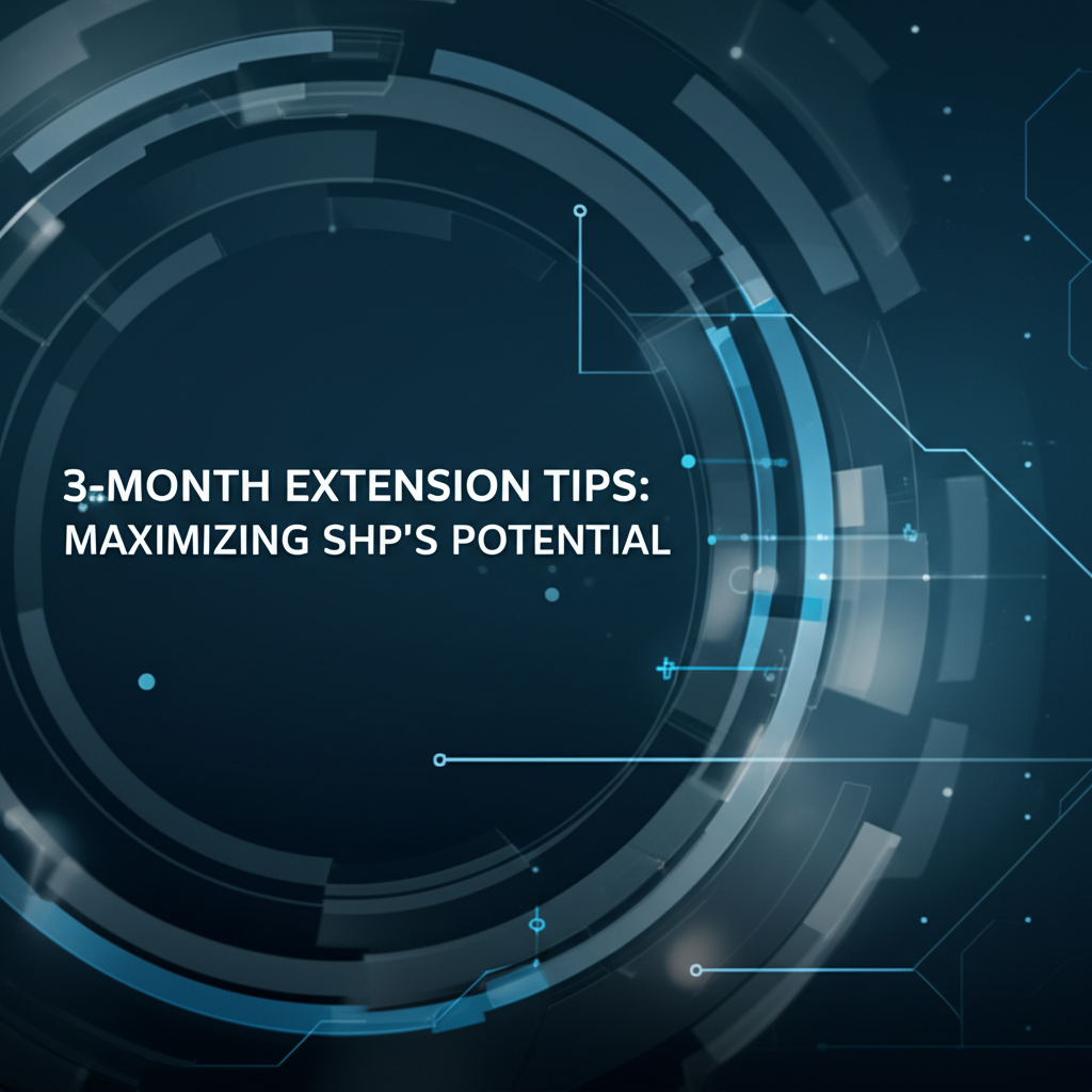 3-Month Extension Tips: Maximizing SHP's Potential