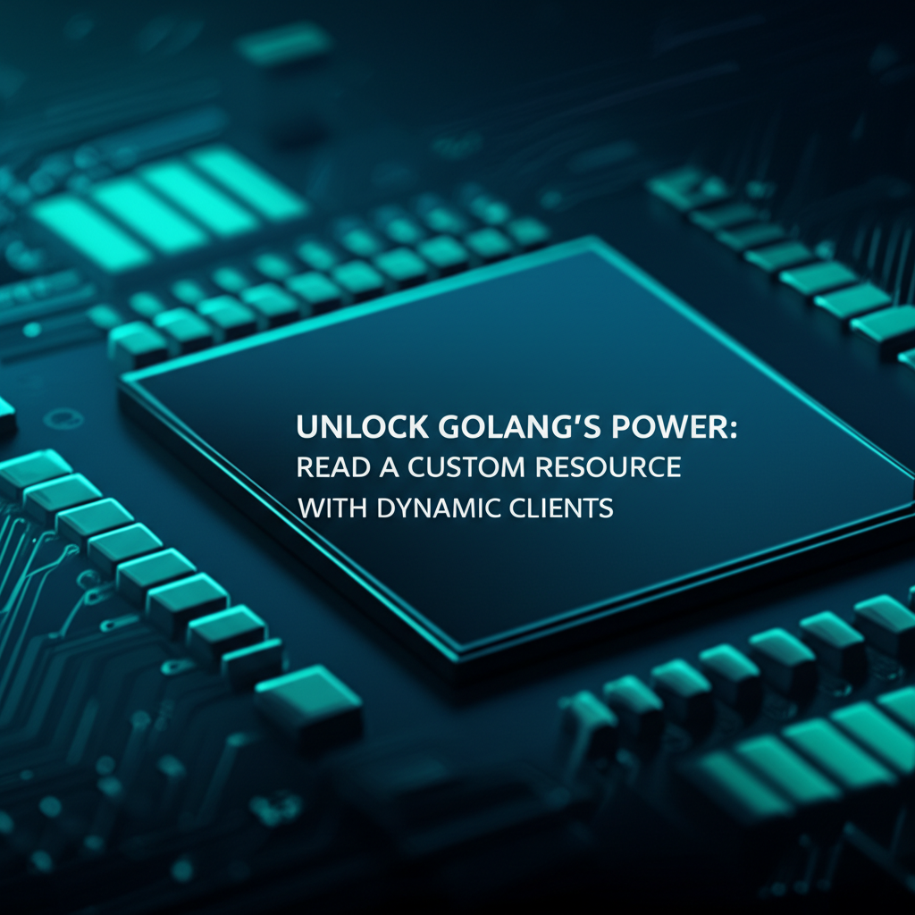 Unlock Golang's Power: Read a Custom Resource with Dynamic Clients