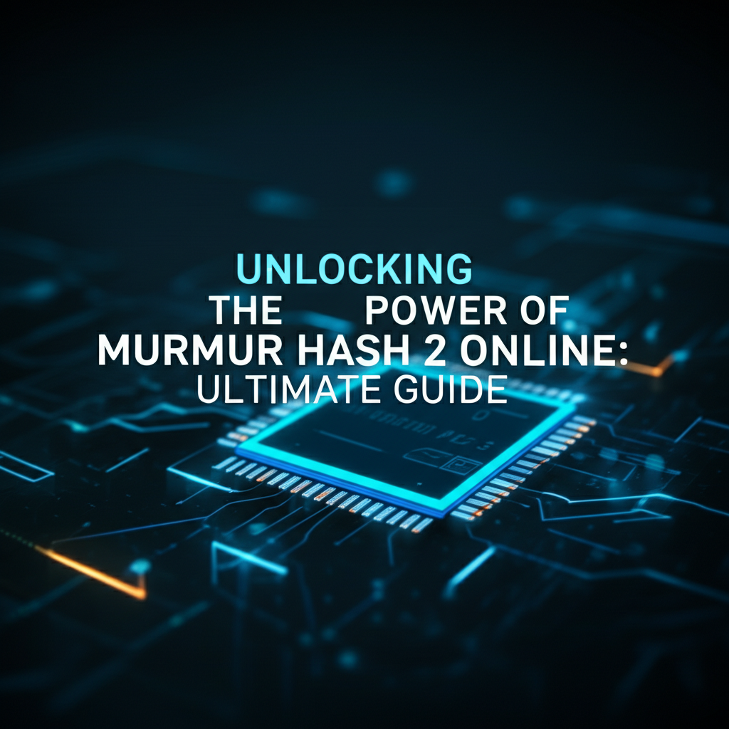 Unlocking the Power of Murmur Hash 2 Online: Ultimate Guide