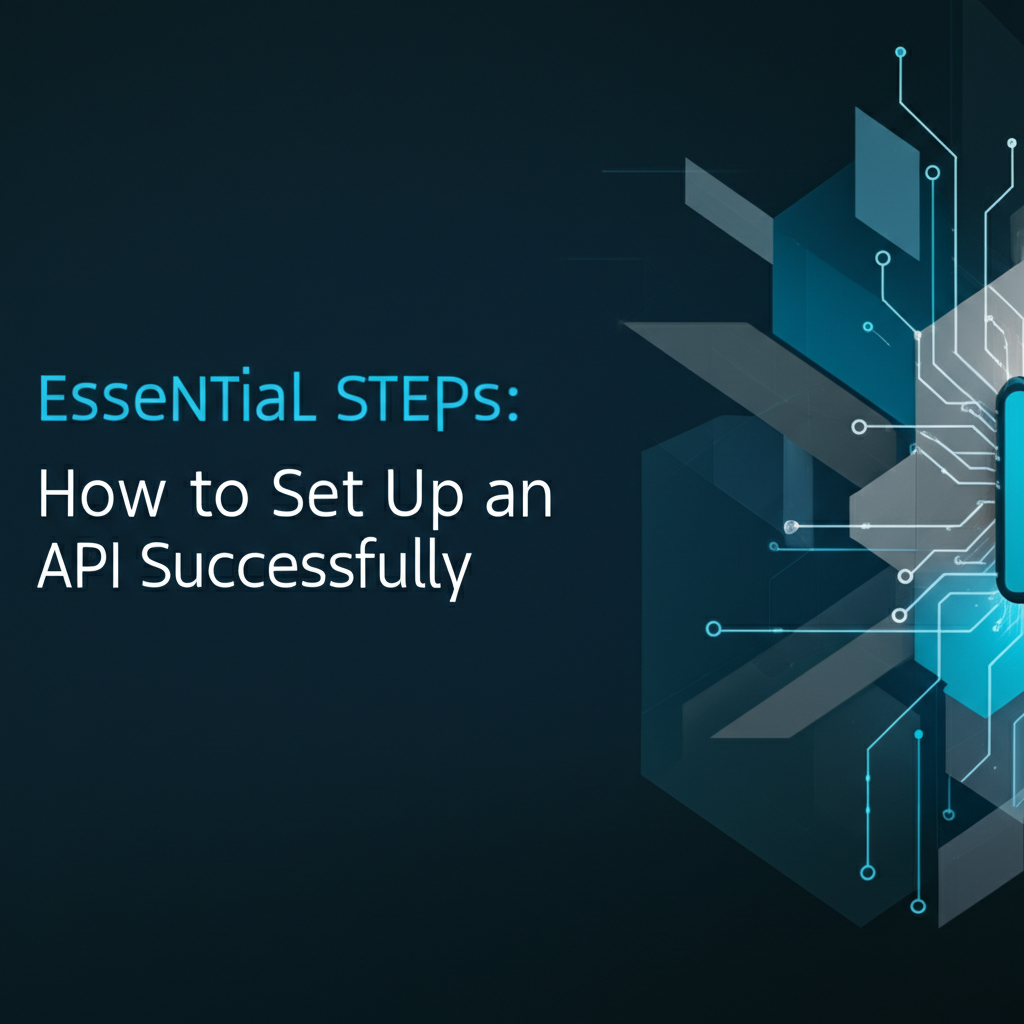 Essential Steps: How to Set Up an API Successfully