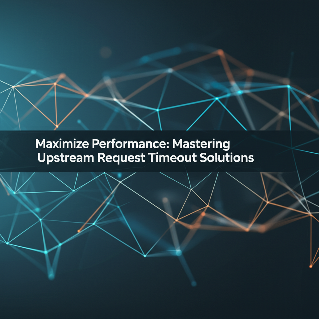 Maximize Performance: Mastering Upstream Request Timeout Solutions