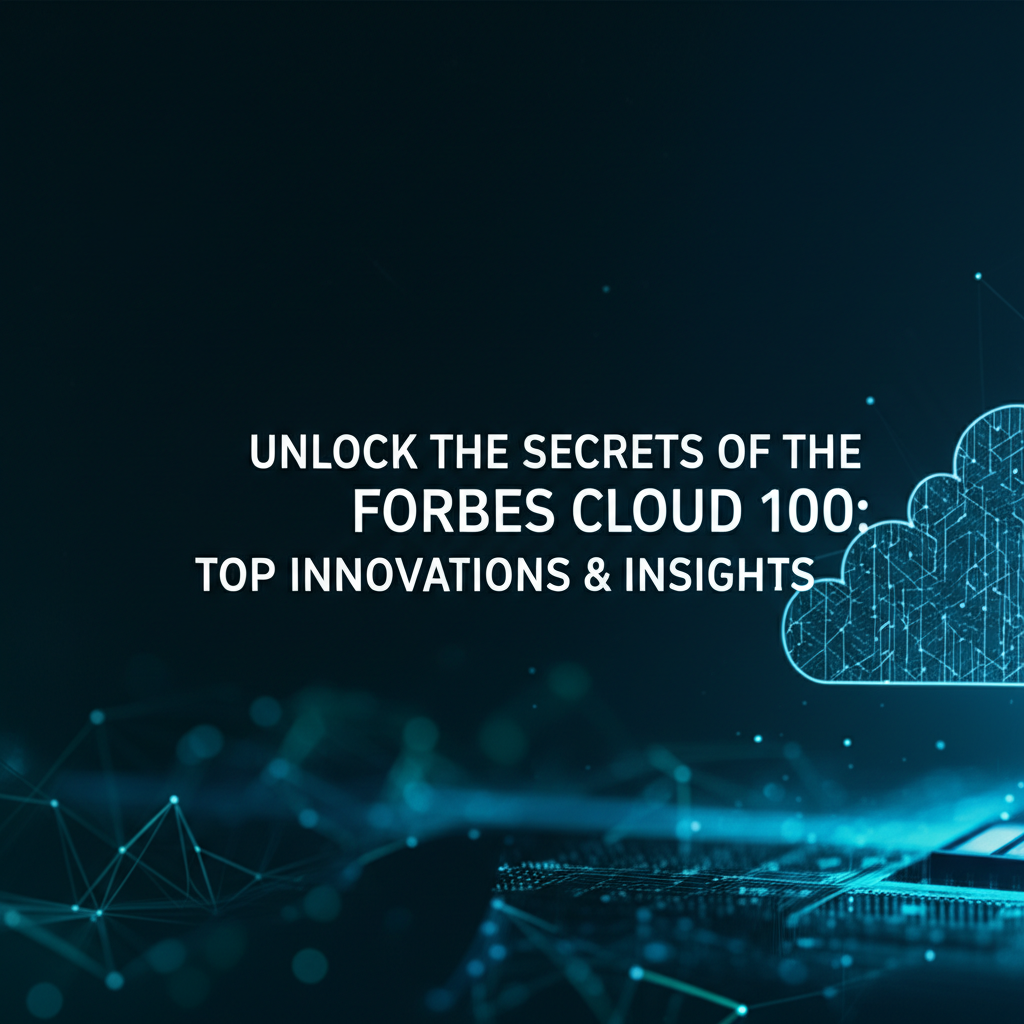 Unlock the Secrets of the Forbes Cloud 100: Top Innovations & Insights