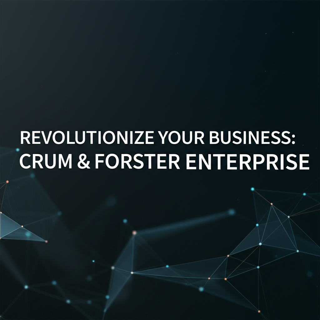 Revolutionize Your Business: Mastering Crum & Forster Enterprise Strategies