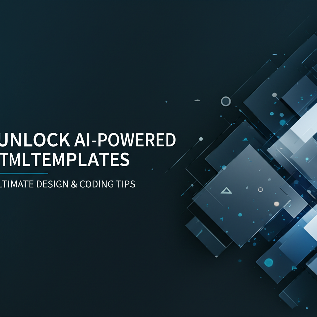 Unlock AI-Powered HTML Templates: Ultimate Design & Coding Tips