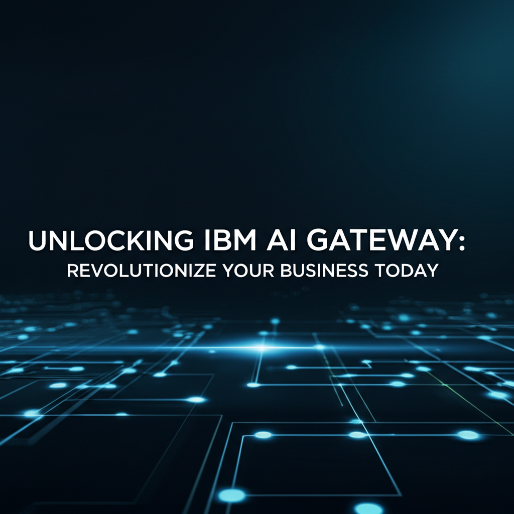 Unlocking IBM AI Gateway: Revolutionize Your Business Today