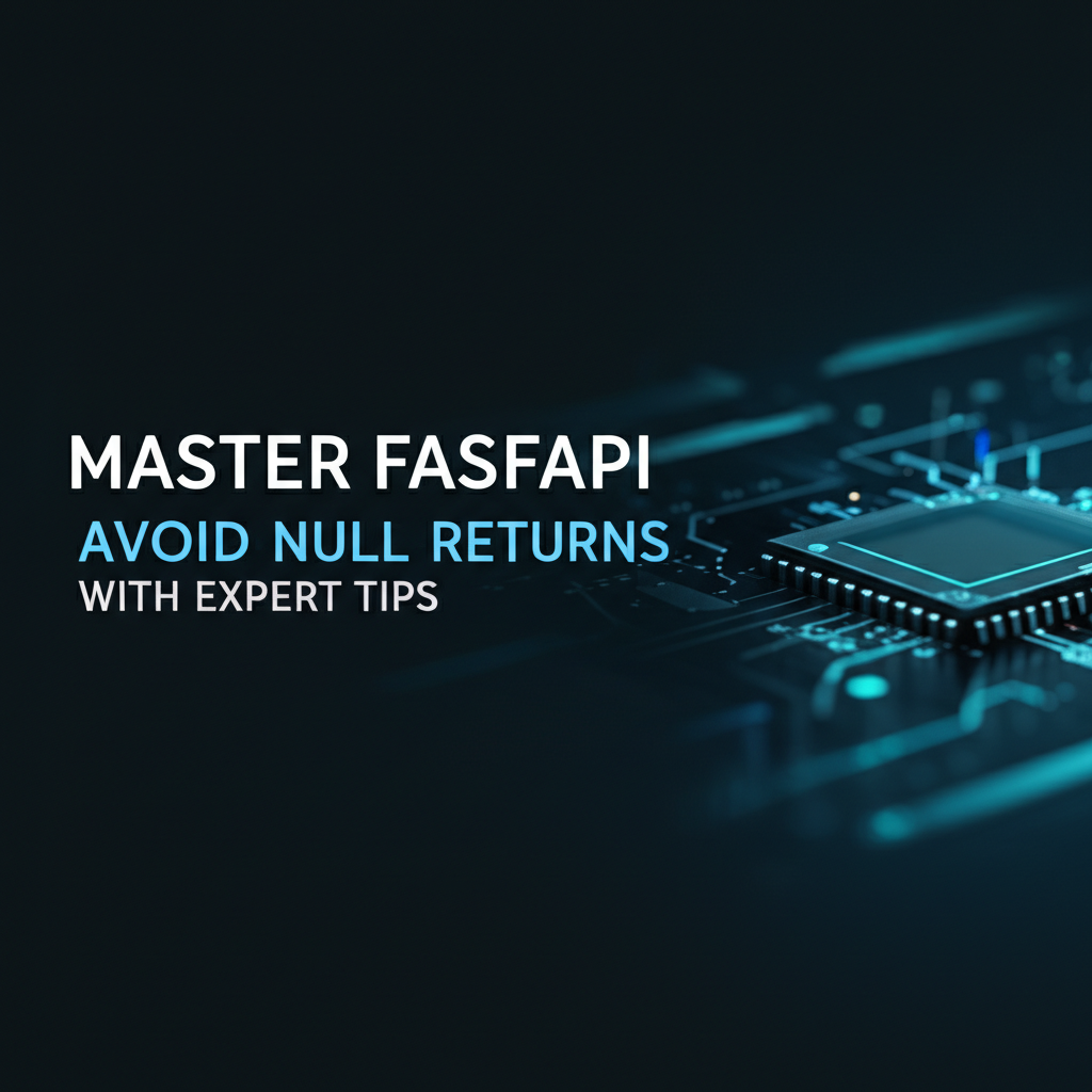 Master FastAPI: Avoid Null Returns with Expert Tips
