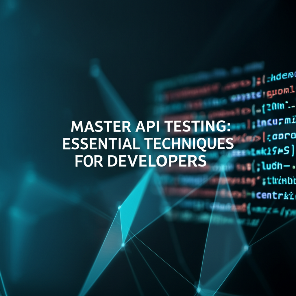 Master API Testing: Essential Techniques for Developers