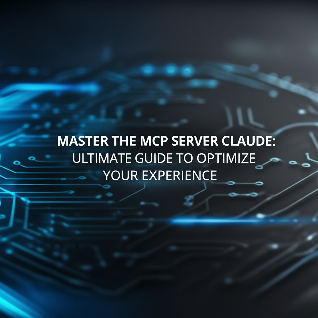 Master the MCP Server Claude: Ultimate Guide to Optimize Your Experience
