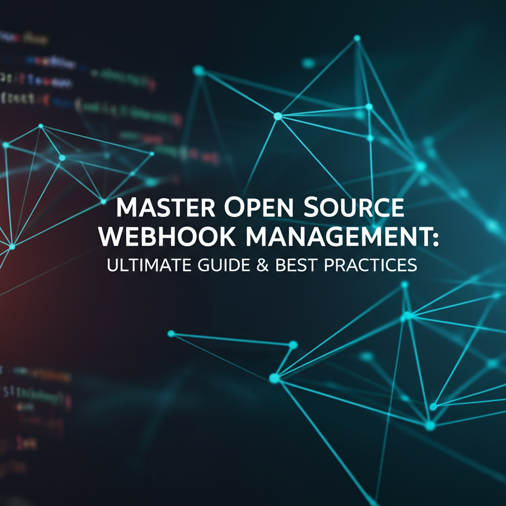Master Open Source Webhook Management: Ultimate Guide & Best Practices