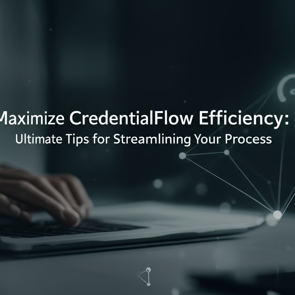 Maximize CredentialFlow Efficiency: Ultimate Tips for Streamlining Your Process