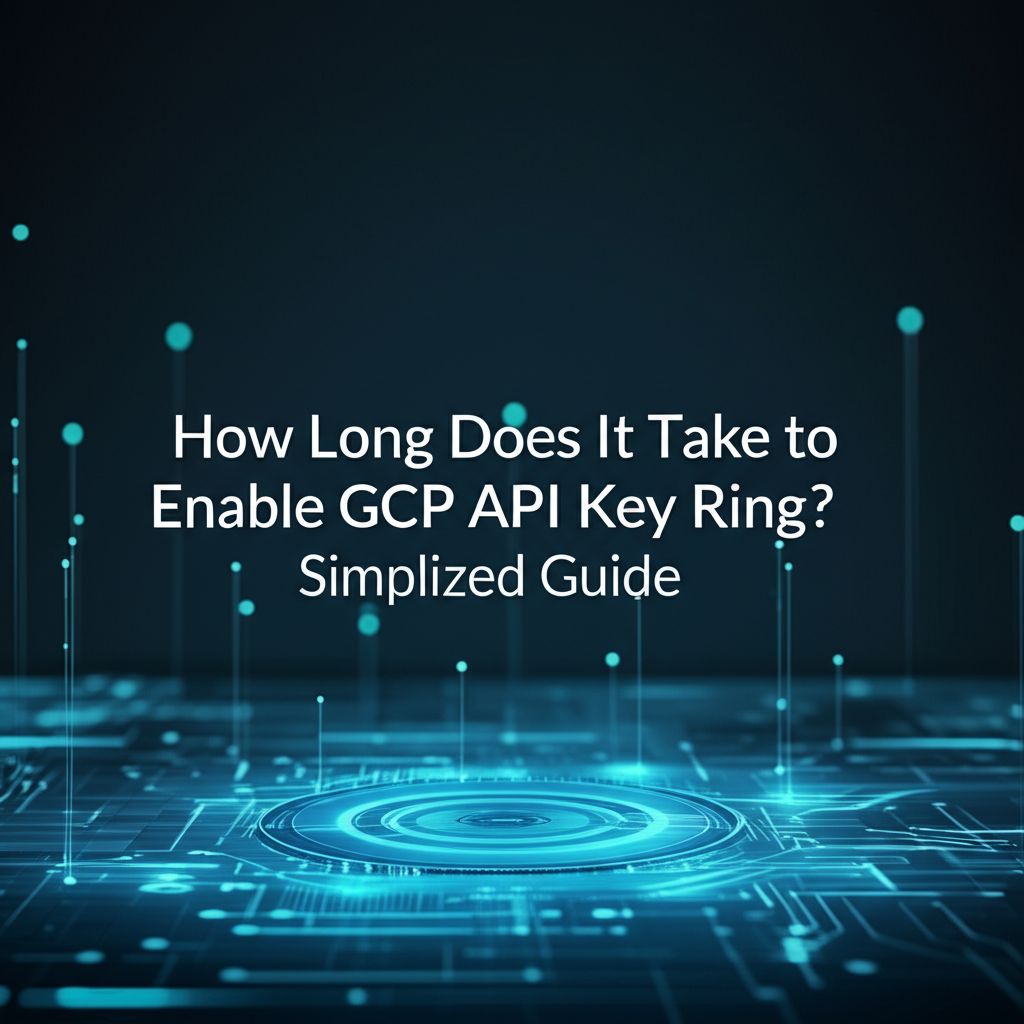 How Long Does It Take to Enable GCP API Key Ring? Simplified Guide