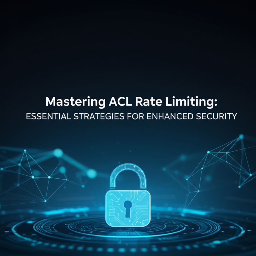 Mastering ACL Rate Limiting: Essential Strategies for Enhanced Security