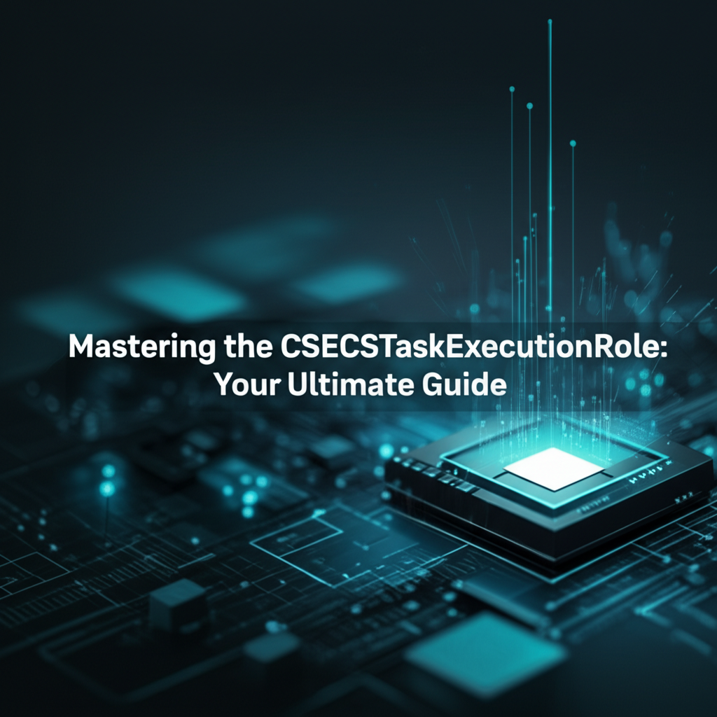 Mastering the CSECSTaskExecutionRole: Your Ultimate Guide