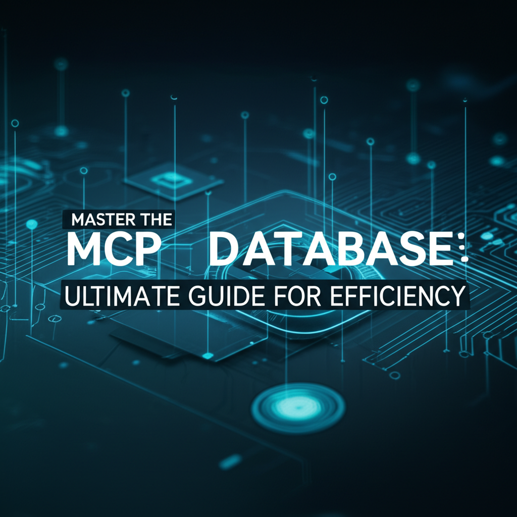 Master the MCP Database: Ultimate Guide for Efficiency