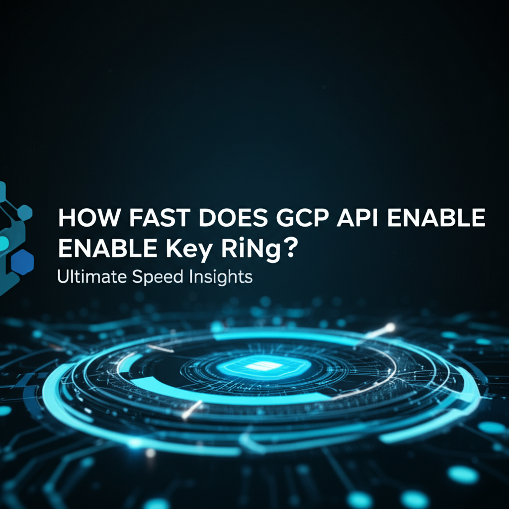 How Fast Does GCP API Enable Key Ring? Ultimate Speed Insights