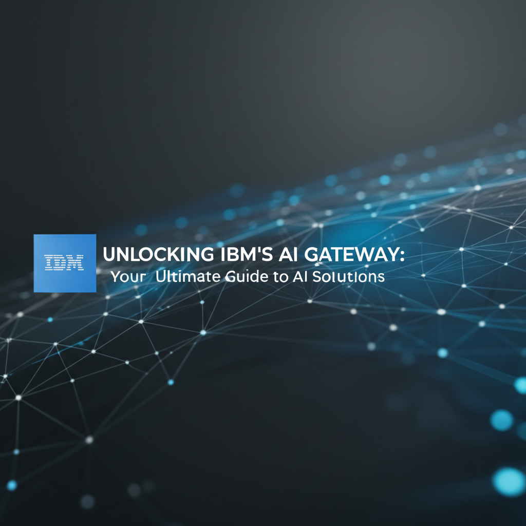 Unlocking IBM's AI Gateway: Your Ultimate Guide to Advanced AI Solutions