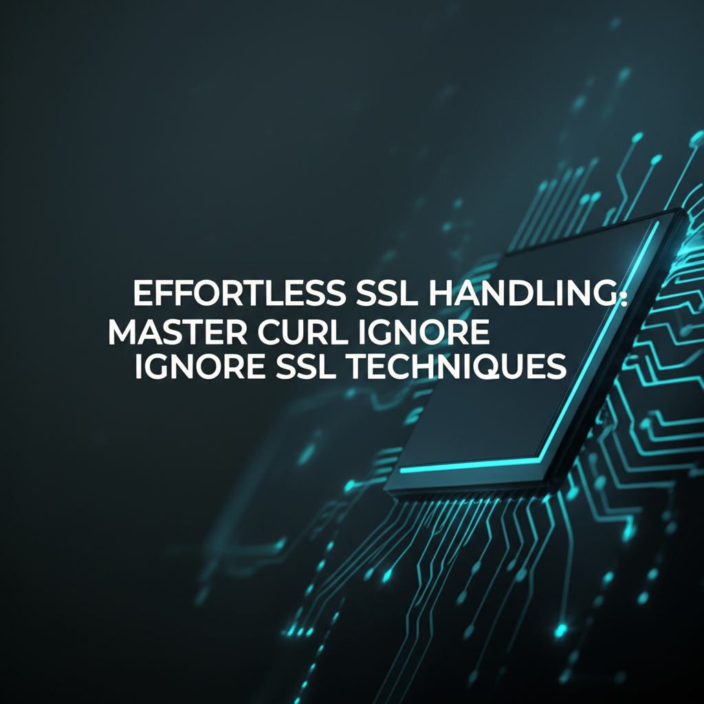 Effortless SSL Handling: Master Curl Ignore SSL Techniques