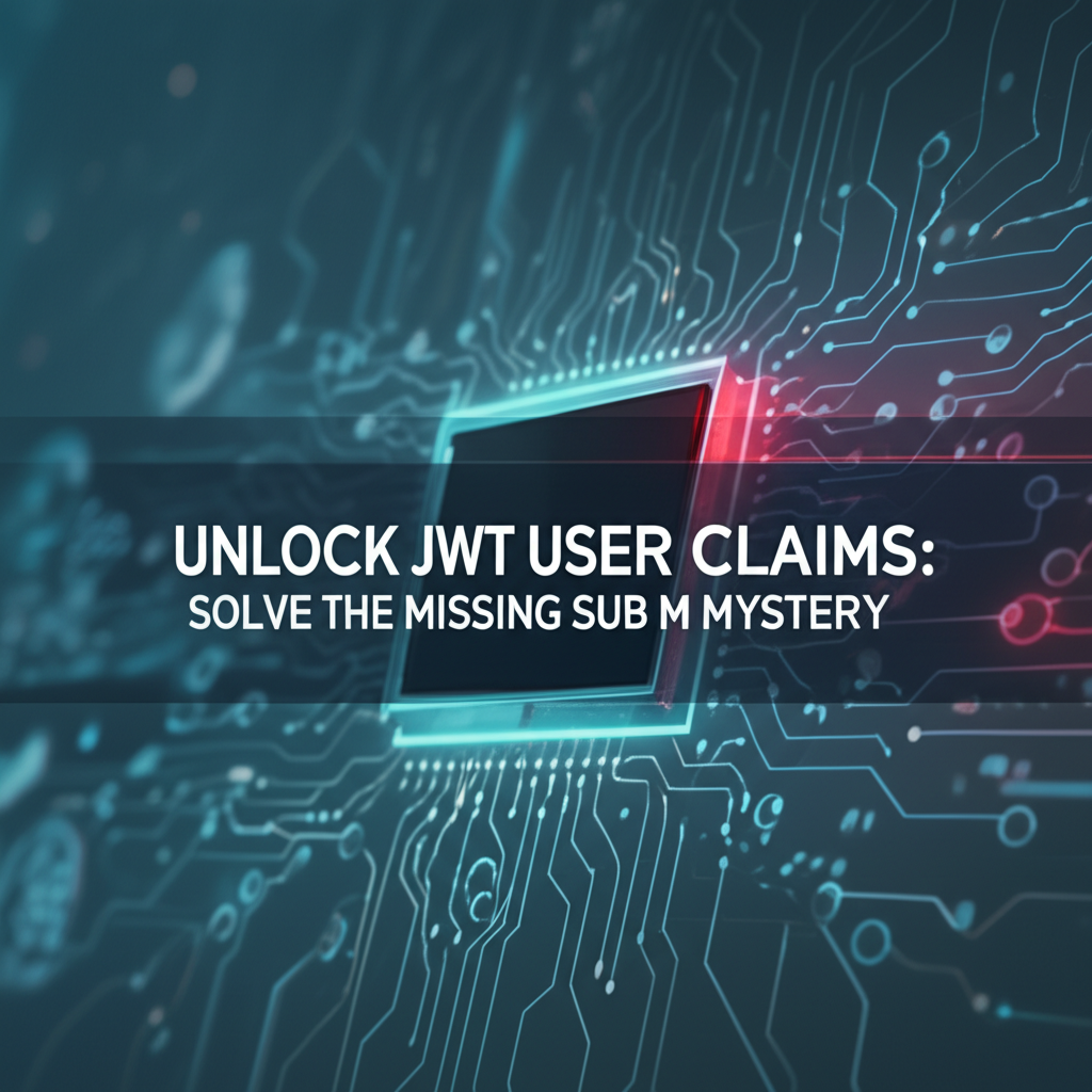 Unlock JWT User Claims: Solve the Missing Sub Claim Mystery
