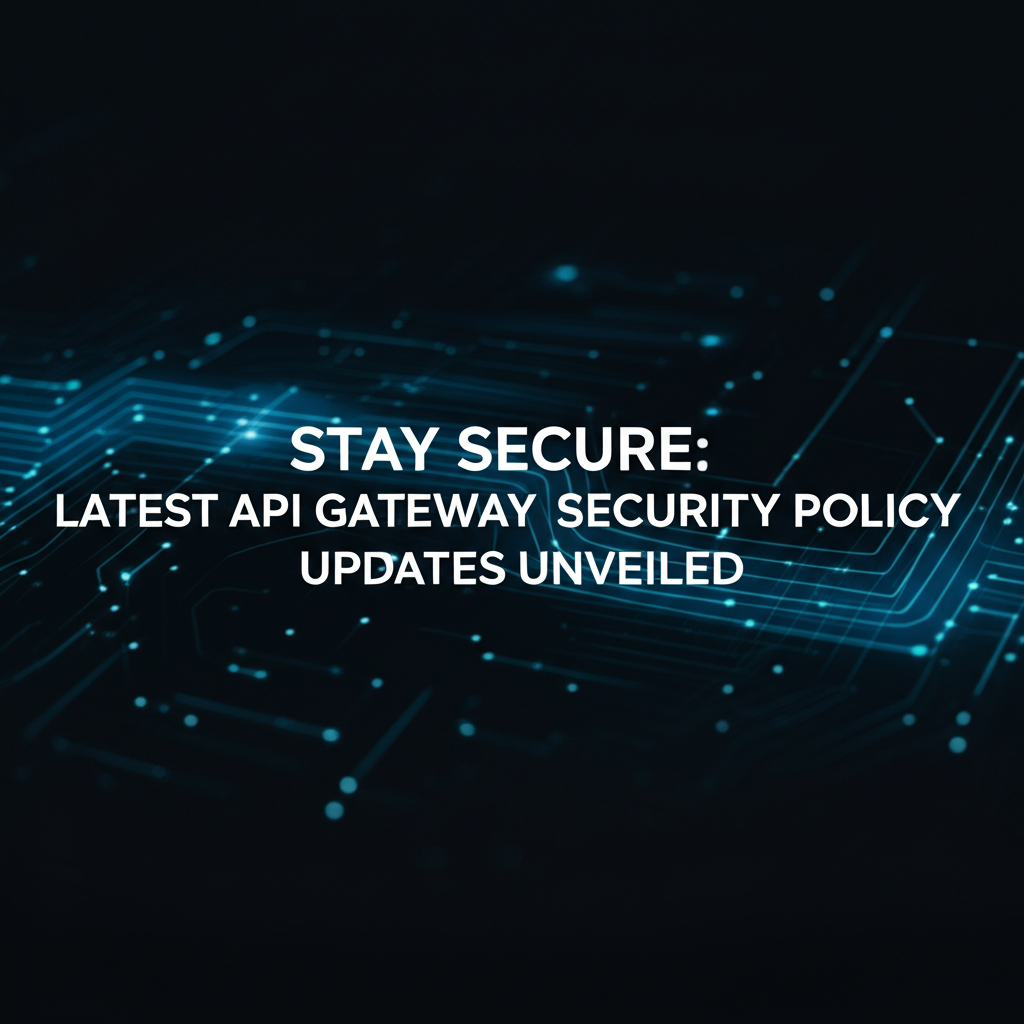 Stay Secure: Latest API Gateway Security Policy Updates Unveiled