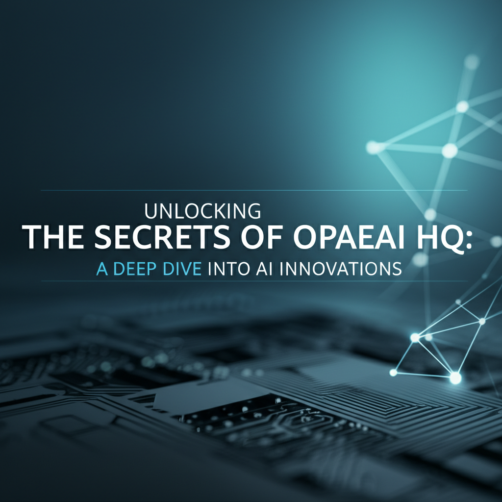 Unlocking the Secrets of OpenAI HQ: A Deep Dive into AI Innovations