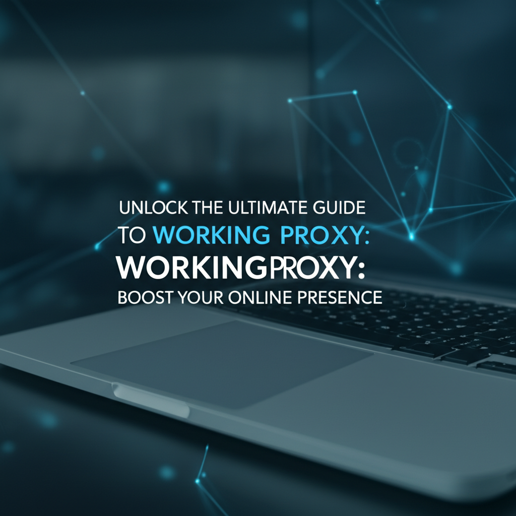 Unlock the Ultimate Guide to WorkingProxy: Boost Your Online Presence