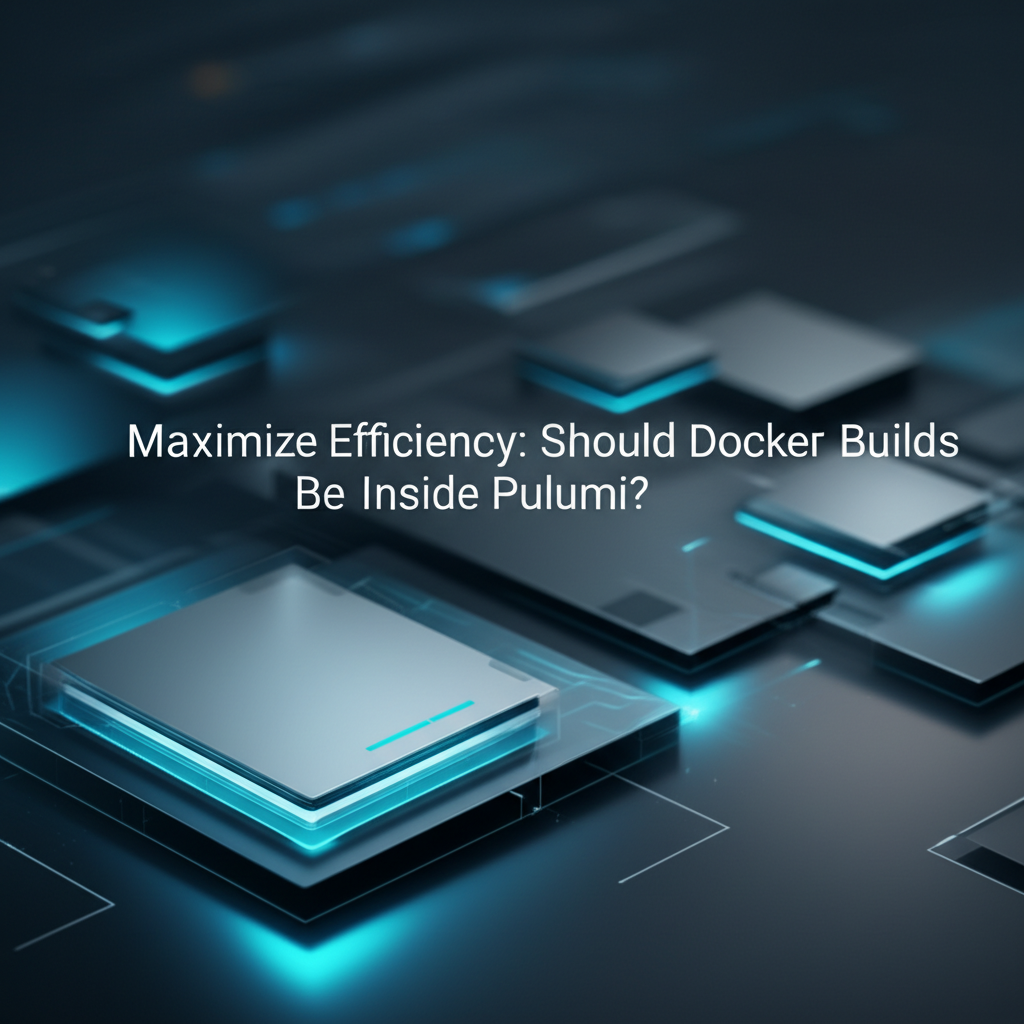 Maximize Efficiency: Should Docker Builds Be Inside Pulumi?