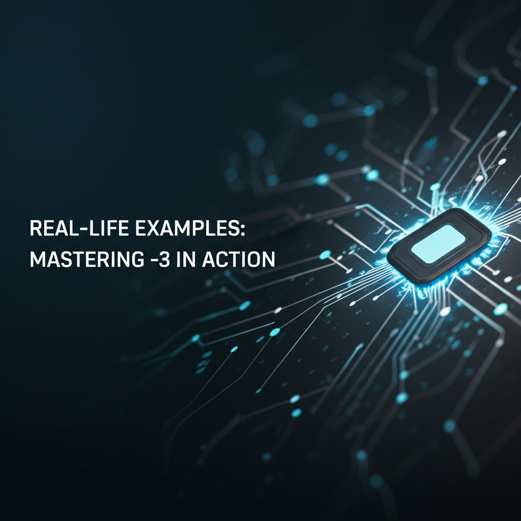 Real-Life Examples: Mastering -3 in Action