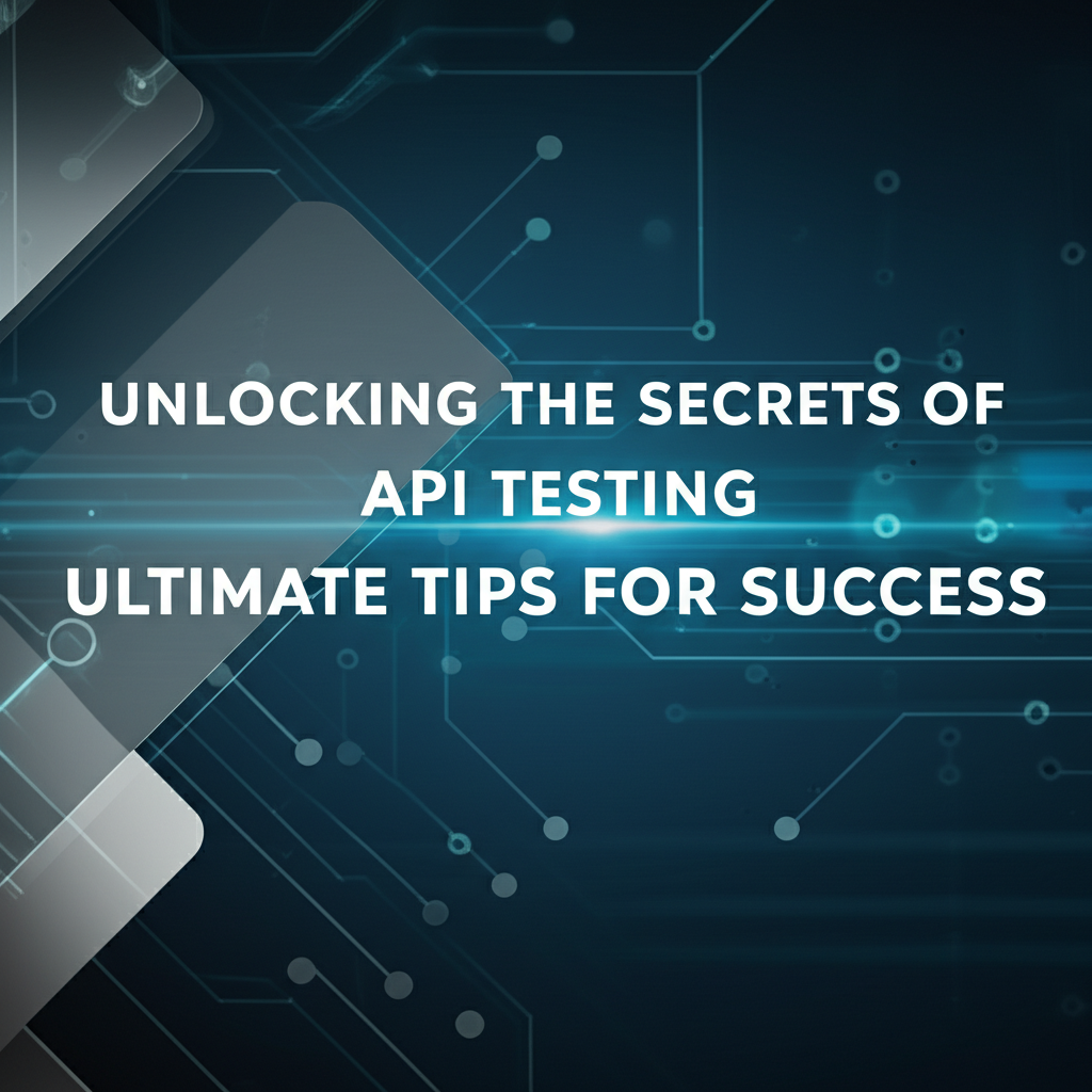 Unlocking the Secrets of API Testing: Ultimate Tips for Success