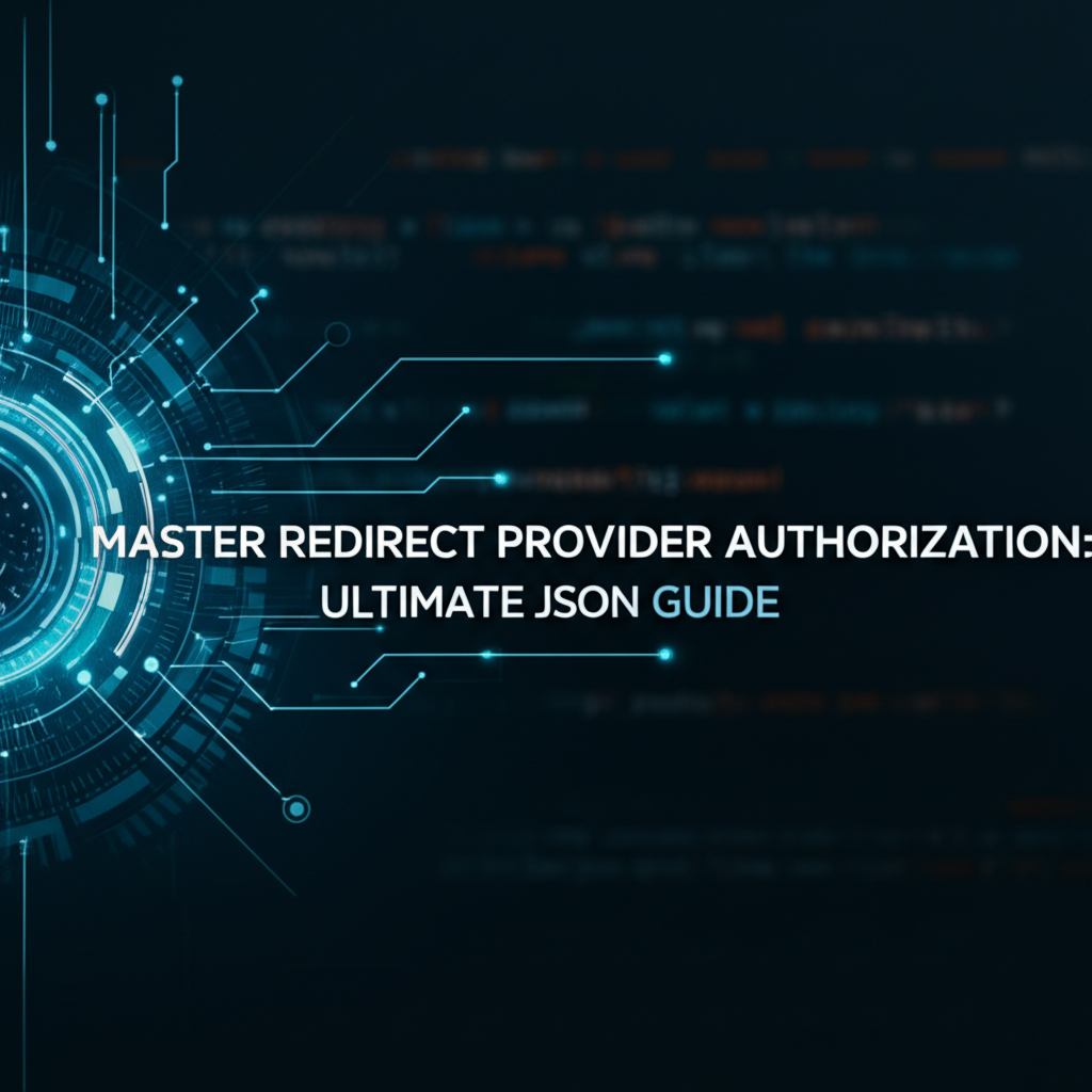 Master Redirect Provider Authorization: Ultimate JSON Guide