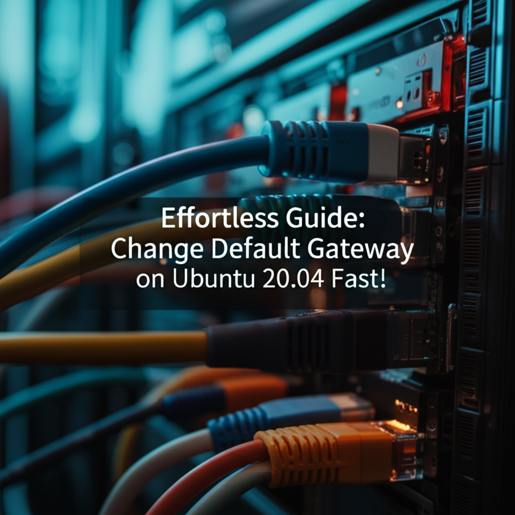 Effortless Guide: Change Default Gateway on Ubuntu 20.04 Fast!