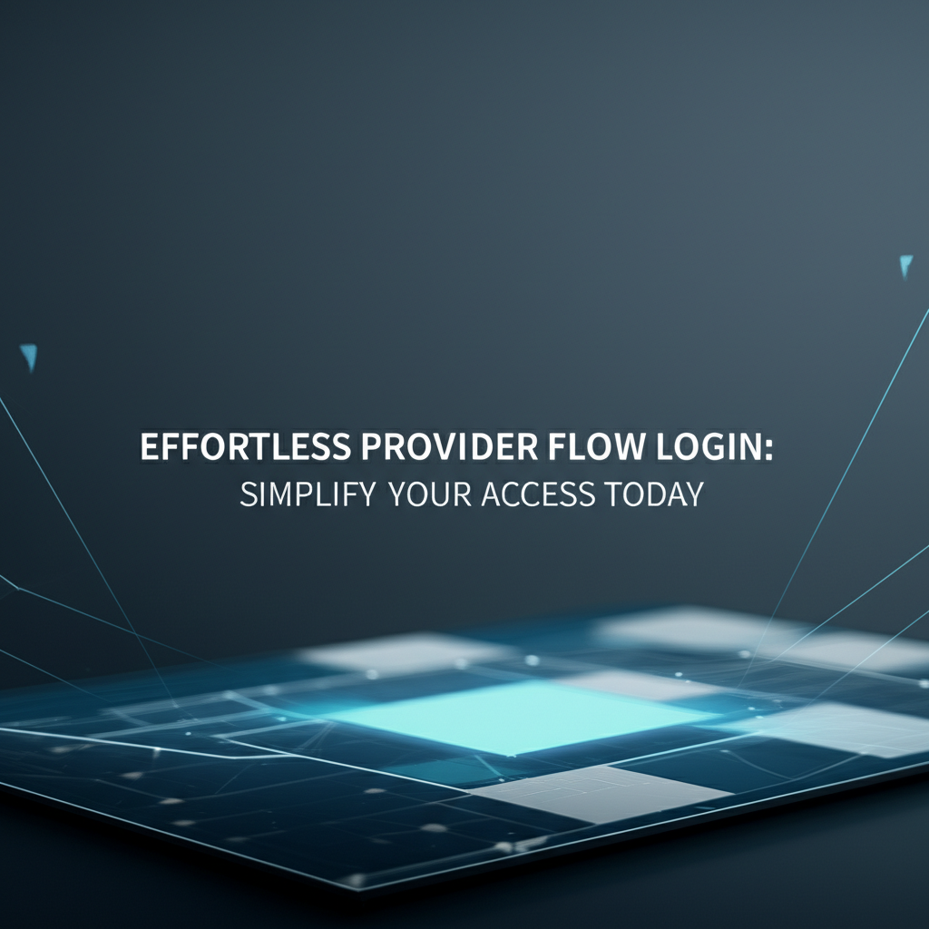 Effortless Provider Flow Login: Simplify Your Access Today