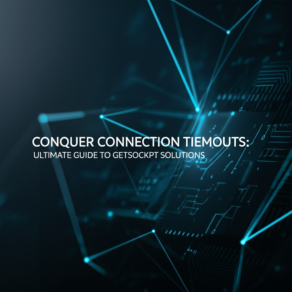 Conquer Connection Timeouts: Ultimate Guide to Getsockopt Solutions