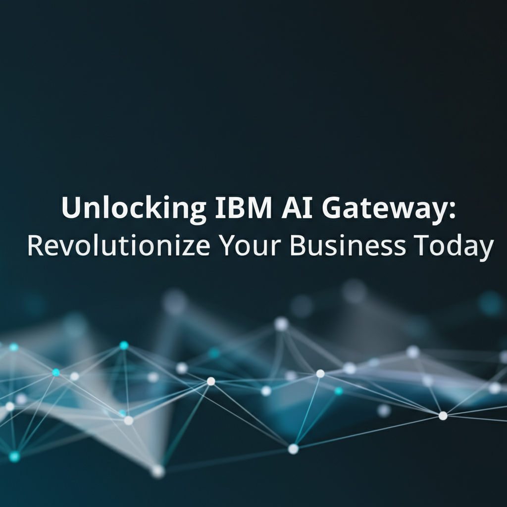 Unlocking IBM AI Gateway: Revolutionize Your Business Today