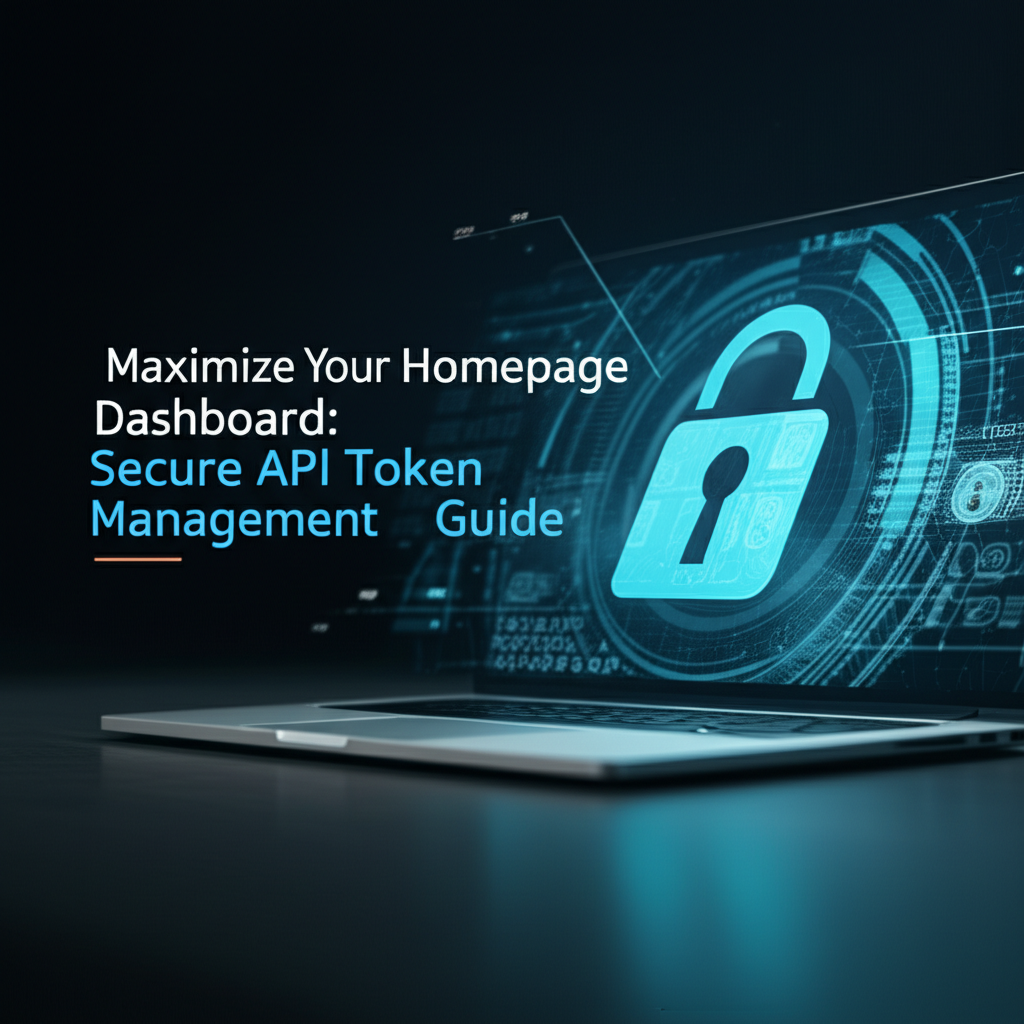 Maximize Your Homepage Dashboard: Secure API Token Management Guide