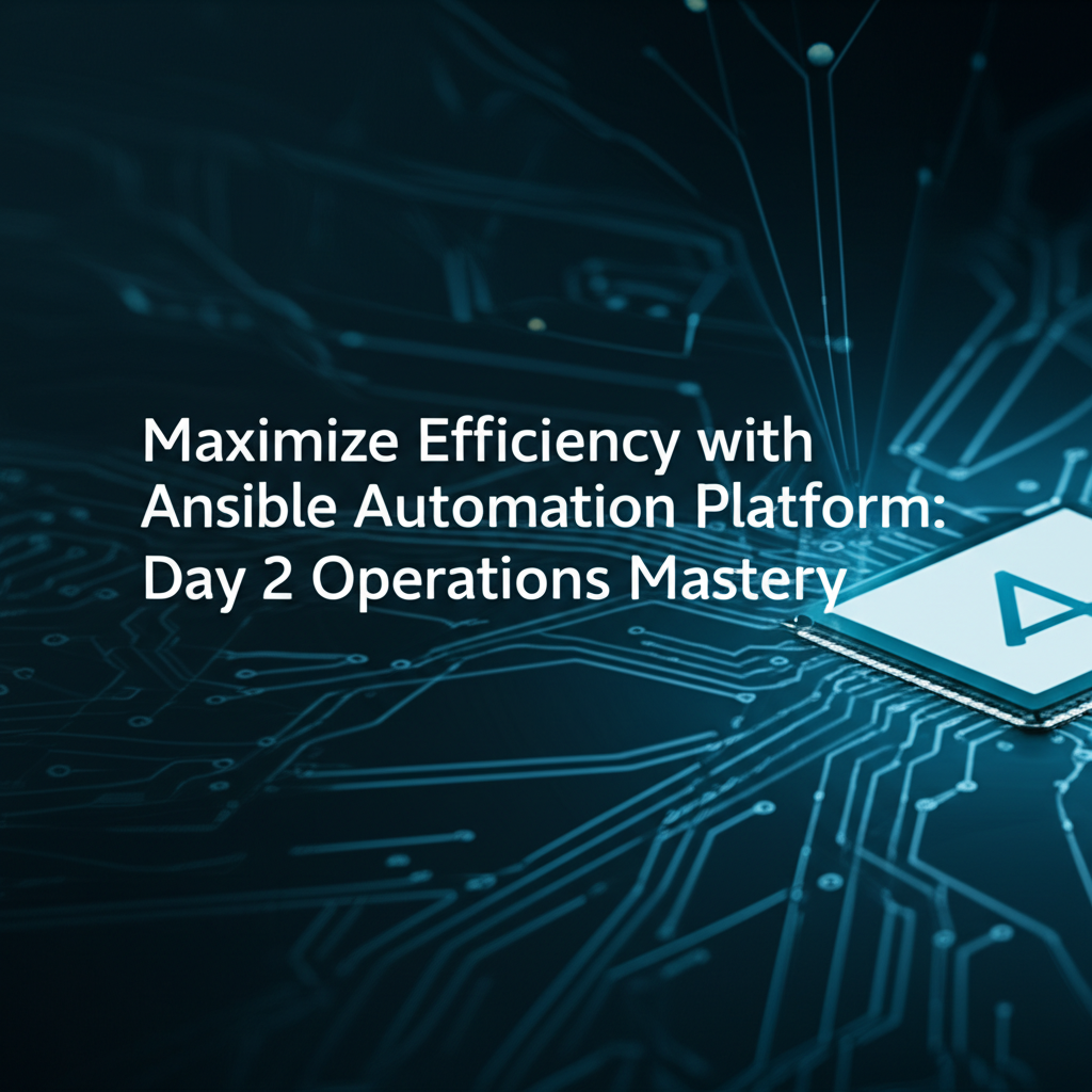 Maximize Efficiency with Ansible Automation Platform: Day 2 Operations Mastery
