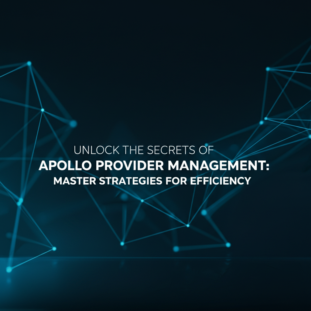 Unlock the Secrets of Apollo Provider Management: Master Strategies for Efficiency