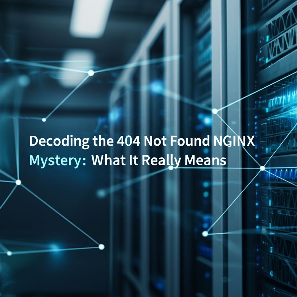 Decoding the 404 Not Found NGINX Mystery: What It Really Means
