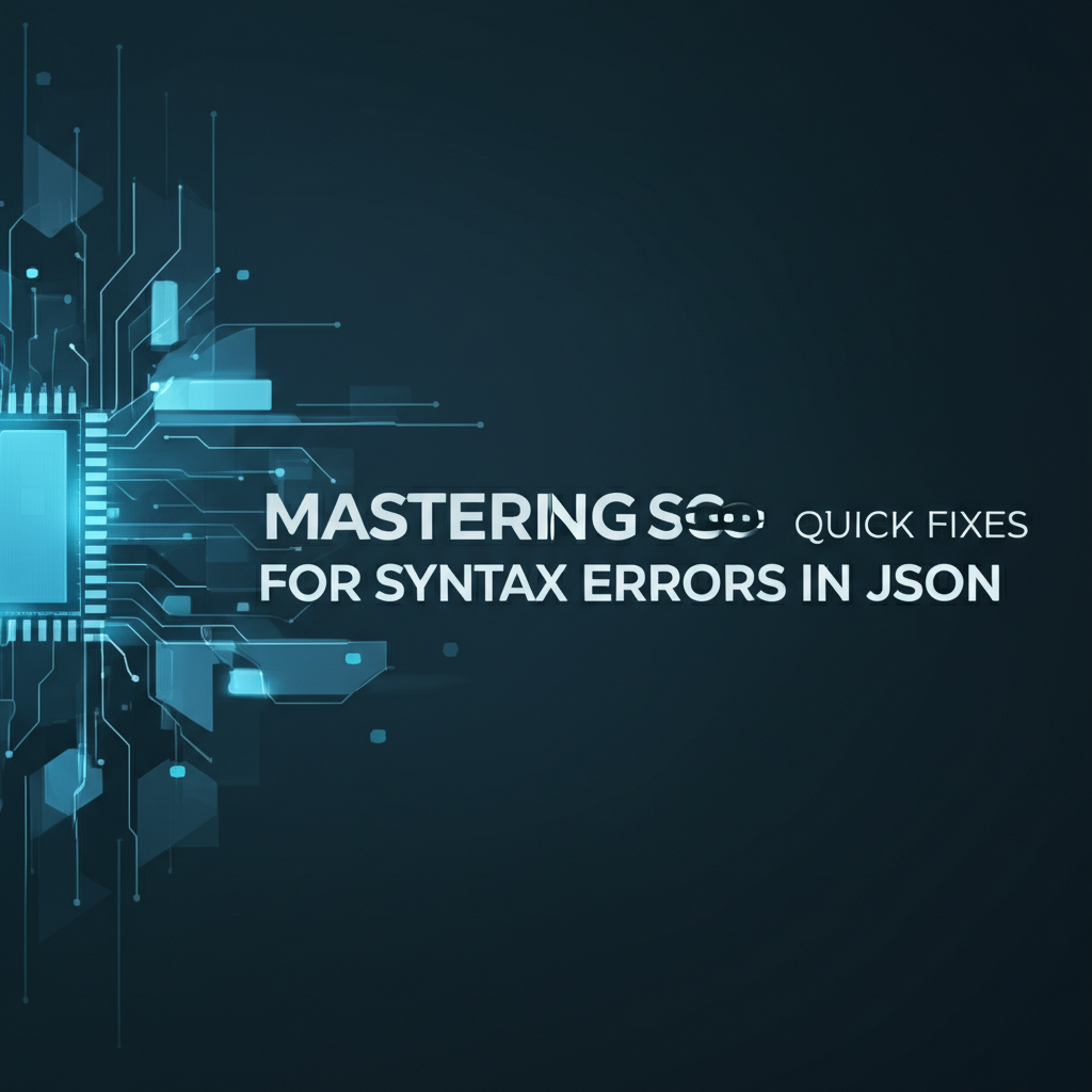 Mastering SEO: Quick Fixes for Syntax Errors in JSON