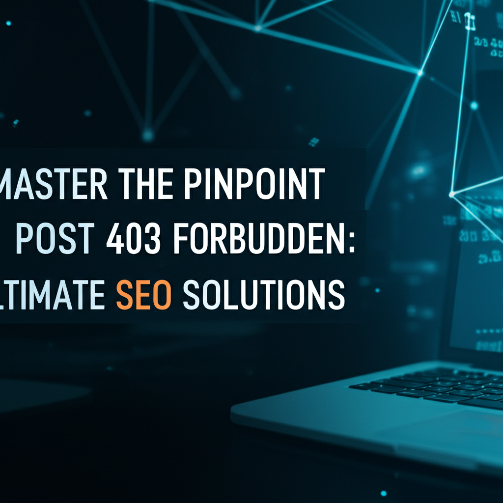 Master the Pinpoint Post 403 Forbidden: Ultimate SEO Solutions