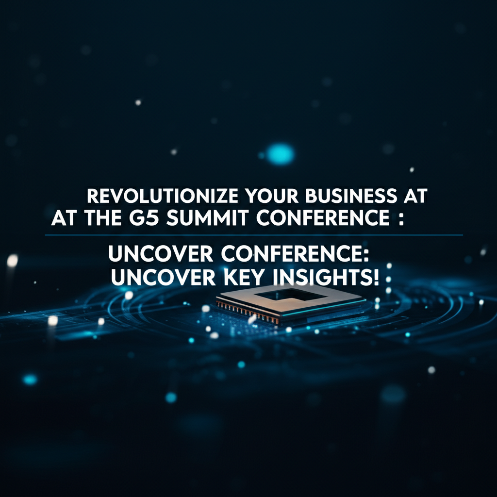 Revolutionize Your Business at the G5 Summit Conference: Uncover Key Insights!