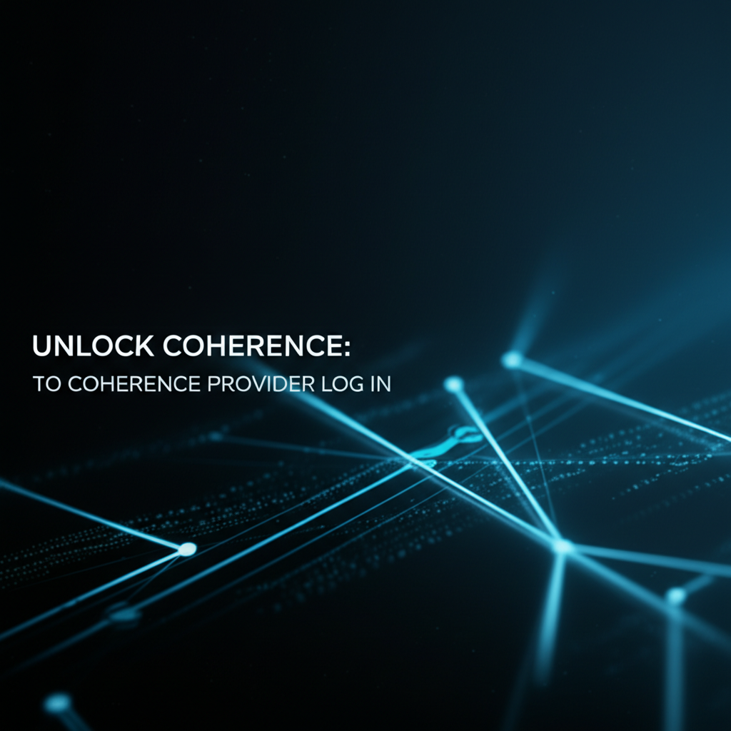 Unlock Coherence: Ultimate Guide to Coherence Provider Log In