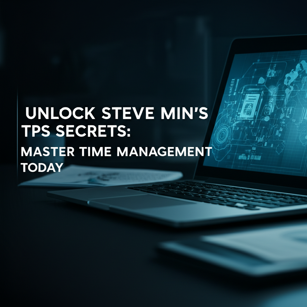 Unlock Steve Min's TPS Secrets: Master Time Management Today