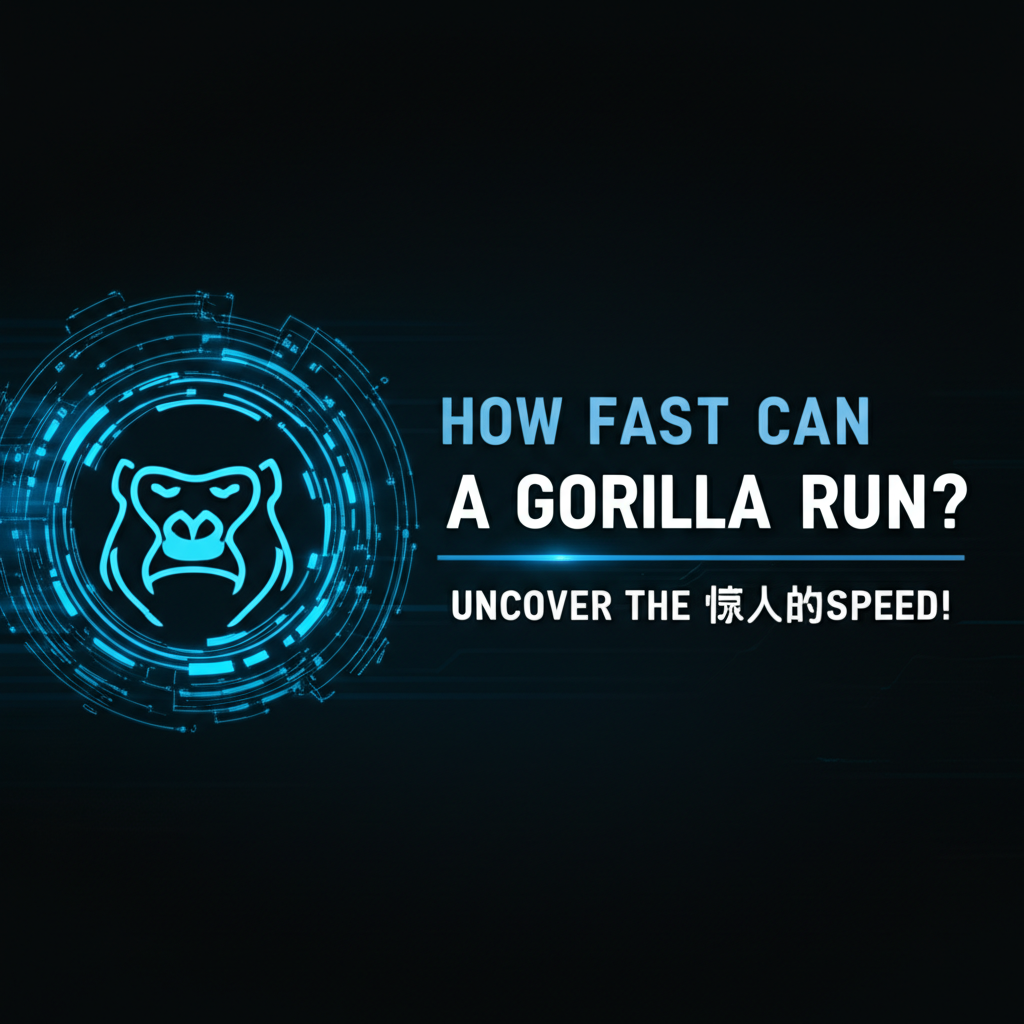 How Fast Can a Gorilla Run? Uncover the惊人的Speed!