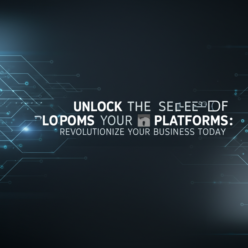 Unlock the Secrets of Open Platforms: Revolutionize Your Business Today