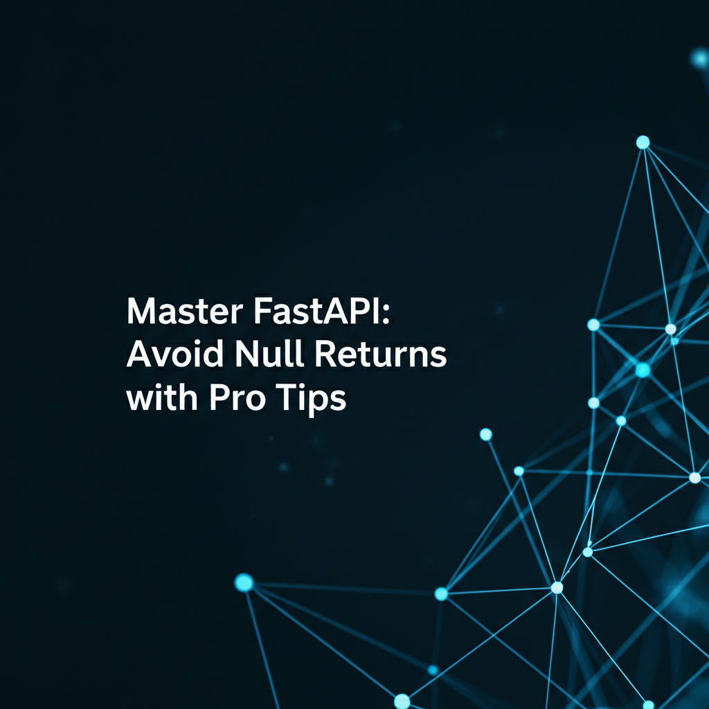 Master FastAPI: Avoid Null Returns with Pro Tips