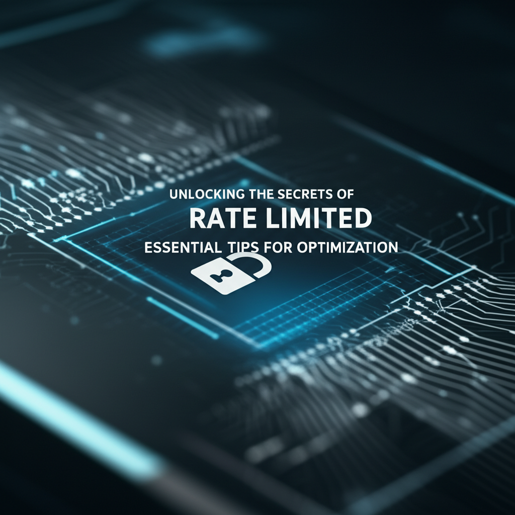 Unlocking the Secrets of Rate Limited: Essential Tips for Optimization